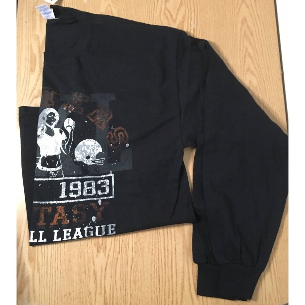 New Mens Hooters Vintage Long Sleeve Football T-shirt From Chicago Size XLarge